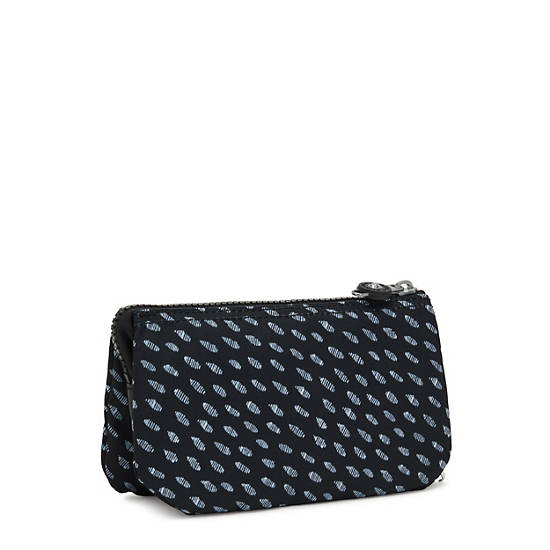 Sacs Kipling Creativity Large Printed Pouch Noir Blanche | FR 1123LI
